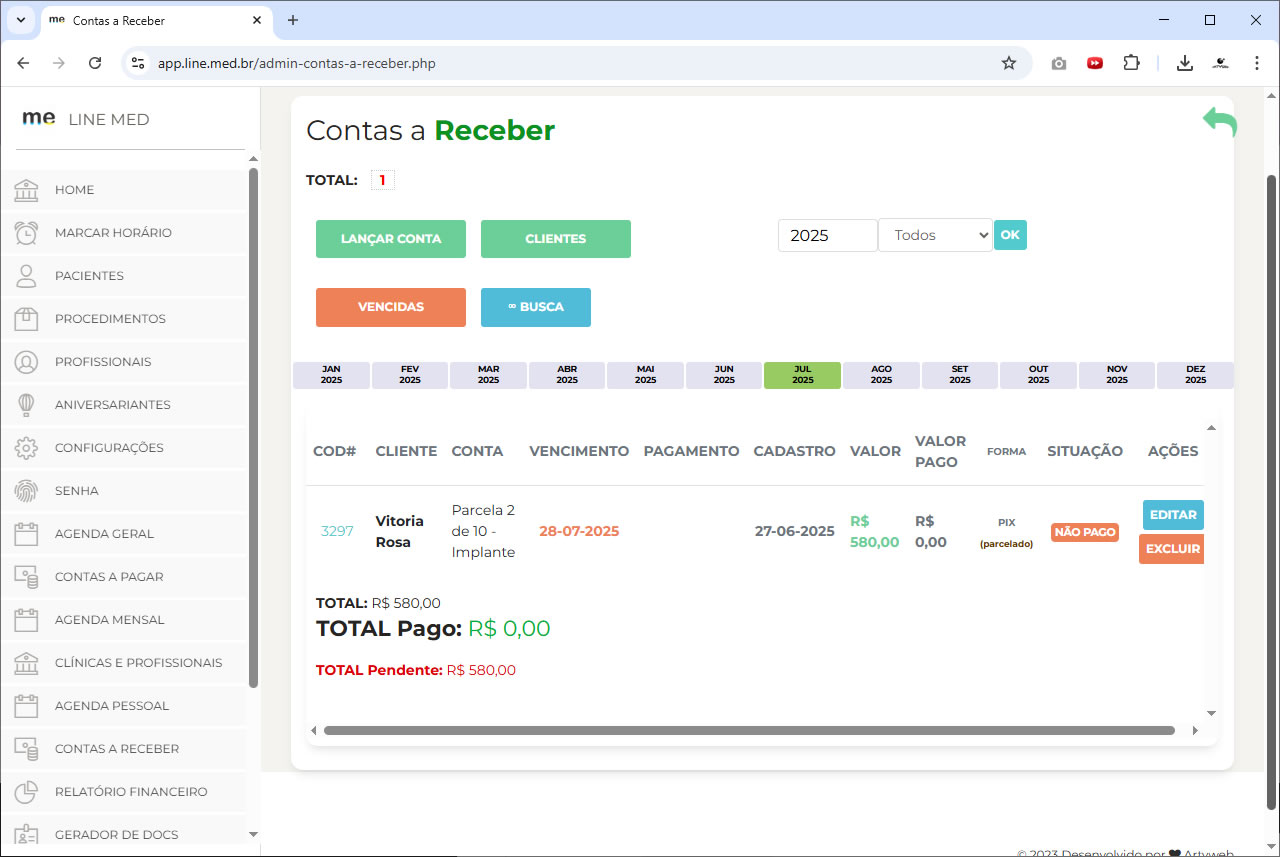 Contas a Receber